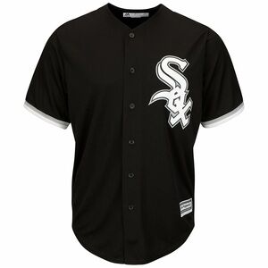 Youth Majestic Black Chicago White Sox Official Cool Base Jersey